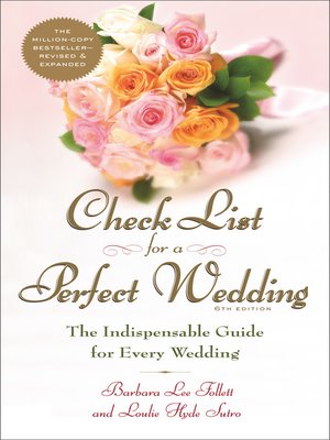 cover image of Check List for a Perfect Wedding